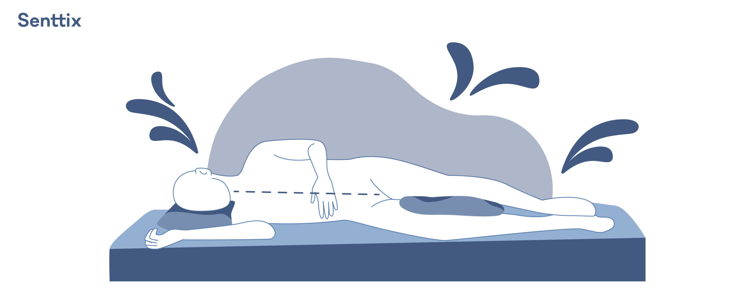 dormir espalda recta colchon para la espalda, dormir con almohada, almohada cervical