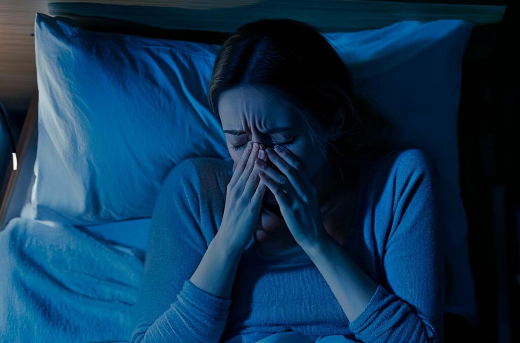 Despertarse bruscamente con sensación de ahogo y tos